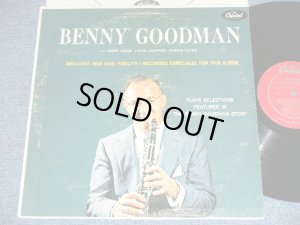 画像1: BENNY GOODMAN - PLAYS SELLECTIONS FEATURED IN THE BENNY GOODMAN STORY / 1956 US ORIGINAL Early Press Maroon With Gold Printed Label MONO LP  