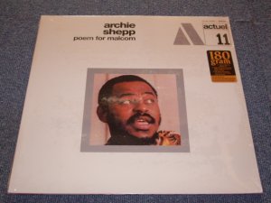 画像1: ARCHIE SHEPP - POEM FOR MALCOM   actuel 11 ( 180 Glam Heavy Weight ) /  US(?) Reissue 180 Glam Heavy Weight Sealed LP