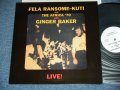 FELA RANSOME-KUTI and The Africa '70 with GINGER BAKER - LIVE! / REISSUE Used LP