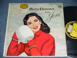 画像1: JONI JAMES - MERRY CHRISTMAS FROM JONI   ( Ex/Ex- ) / 1956 US America ORIGINAL YELLOW LABEL MONO Used  LP