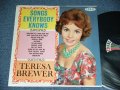 TERESA BREWER - SONGS EVERYBODY KNOWS  ( Ex++/Ex+) / 1961 US AMERICA ORIGINAL MONO Used LP  