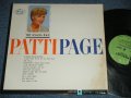 PATTI PAGE   - THE SINGING RAGE  ( Ex-/Ex+++ )  / 1963 US AMERICA ORIGINAL B"GREEN LABEL PROMO"  MONO Used LP 