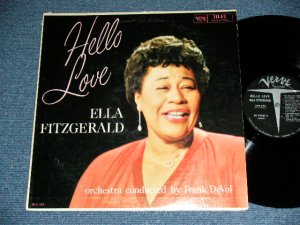 画像1: ELLA FITZGERALD - HELLO LOVE ( Ex+/Ex+ )  /  1959 US AMERICA ORIGINAL "VERVE  Credit at Bottom Label" MONO Used LP 