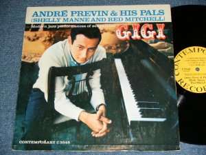 画像1: ANDRE PREVIN and His PAL ( SHELLY MANNE & RED MITCHELL )  - "GIGI"  / 1958 US AMERICA ORIGINAL "YELLOW Label" MONO Used LP 