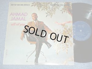 画像1: AHMAD JAMAL - ALL OF YOU  ( Ex-/Ex+++ Looks: Ex+ )  / 1962  US AMERICA ORIGINAL "DARK BLUE Label" STEREO  Used LP 