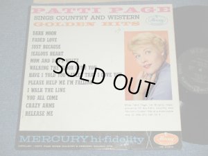 画像1: PATTI PAGE - SINGS COUNTRY AND WESTERN GOLDEN HITS ( Ex+/VG+++ Looks:VG++- )  /1961 US ORIGINAL MONO Used LP