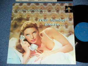 画像1: JULIE LONDON - YOUR NUMBER PLEASE (Ex+++/Ex++). / 1959 US AMERICA ORIGINAL 1st Press "TURQUOICE Labei" MONO Used LP