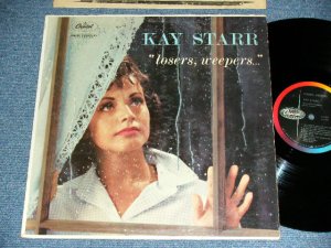 画像1: KAY STARR - LOVERS, WEEPERS ( Ex+/Ex++ Looks:Ex+ ) / 1960 US ORIGINAL 1st Press "Capitol" Logo on LEFT Side Label  LABEL MONO Used LP