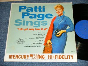 画像1: PATTI PAGE - SINGS LET'S GET AWAY FROM IT ALL ( Ex/Ex )  /1960's  US ORIGINAL MONO Used LP