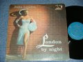 JULIE LONDON - LONDON BY NIGHT ( Ex+/Ex  A-1:Poor SCRATCHE  JUMP  )  / 1958 US "1st Press TURQUOISE  Label"  MONO Used LP 