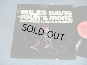 画像1: MILES DAVIS  - FOUR & MORE   ( Matrix # A:1A/B:1A!!!! Ex++,Ex/MINT- )  )   / 1965 US ORIGINAL 1st  Press "Black 360 Sound  Label" STEREO Used LP 