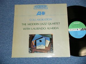 画像1: MJQ MODERN JAZZ QUARTET with LAURINDO ALMEIDA  - COLLABORATION ( Ex+/Ex  Looks:Ex++ )   / 1964 US AMERICA ORIGINAL "BLUE&GREEN Label" STEREO Used LP 