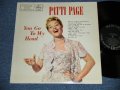 PATTI PAGE -  YOU GOT TO MY HEAD ( Ex++/Ex+++ )  /1955 US AMERICA  ORIGINAL 1st Press "CUSTOM HIGH FIDELITT credit on Front Cover" "BLACK with SILVER Print Label"  MONO Used LP