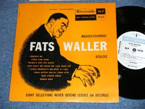 画像1: FATS WALLER - REDISCOVERED FATS WALLER PIANO SOLOS ( Ex++/Ex+++,Ex++)  / 1953  US AMERICA ORIGINAL MONO Used 10" LP 