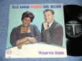 ELLA FITZGERALD with NELSON RIDDLE  - ELLA SINGS BIGHITLY WITH NELSON (Ex++, Ex-/Ex+++)   /  1962 US AMERICA ORIGINAL 1st Press "METRO at BOTTOM Label" MONO   Used LP