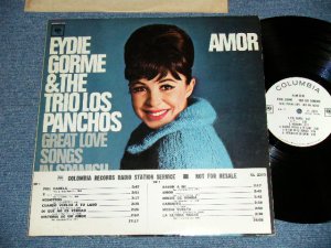 画像1: EYDIE GORME & TRIO LOS PANCHOS -  AMOR ( Ex+++/Ex+++ )  / 1964 US AMERICA ORIGINAL "WHITE LABEL PROMO"  MONO Used LP