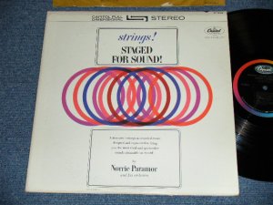 画像1: NORRIE PARAMOR - STRINGS! STAGED FOR SOUND!  (Ex+++/Ex++) / 1962 US AMERICA ORIGINAL 'BLACK with RAINBOW Band Label' STEREO Used LP  