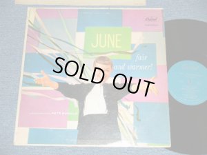 画像1: JUNE CHRISTY -  FAIR AND WARMER!  ( Ex-/Ex+++) / 1957 US AMERICA ORIGINAL "1st Press TURQUOISE Label"  MONO Used LP 