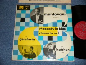 画像1: MANTOVANI - GERSHWIN : RAPSODY IN BLUE CONCERTO IN F  (UK EXPORT/Made in ENGLAND  : ffrr Label :Ex+/Ex+++)  / 1955  US AMERICA ORIGINAL + UK EXPORT  MONO Used  LP