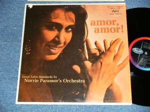 画像1: NORRIE PARAMOR - AMOR! AMOR! ( Ex-/Ex++)   / 1960'S US AMERICA ORIGINAL 1st Press  'BLACK with COLOR Band Label' MONO  LP  