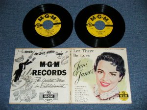 画像1: JONI JAMES - LET THERE BE LOVE ( Ex++/Ex++ )  / 1953 US AMERICA ORIGINAL"YELLOW LABEL" MONO Used 7"45 rpm Double EP with PICTURE SLEEVE 