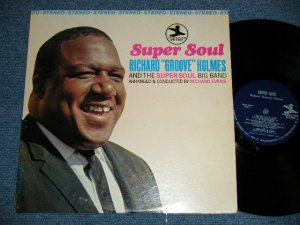 画像1: RICHARD "GROOVE" HOLMES - SUPER SOUL  ( Ex++,Ex+/Ex+ Looks:Ex- )   / 1967 US AMERICA ORIGINAL "1st Press 'TRIDENT' on Right "Label STEREO Used LP  