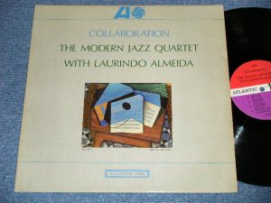 画像1: MJQ MODERN JAZZ QUARTET with LAURINDO ALMEIDA  - COLLABORATION ( Ex++,Ex+/Ex Looks:Ex+ )   / 1964 US AMERICA ORIGINAL "RED & PURPLE Label" MONO Used LP 