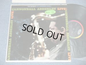 画像1: CANNONBALL ADDERLEY  - LIVE  ( Ex+++/MINT- )  / 1965 US AMERICA ORIGINAL "BLACK with RAINBOW and 'CAPITOL' Logo on TOP" Label  STEREO  Used LP 