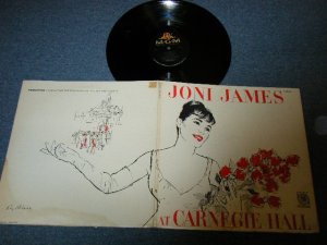 画像1: JONI JAMES - AT CARNEGIE HALL ( Ex+/Ex++ Looks: Ex+ )  / 1959 US AMERICA ORIGINAL 1st Press "Black Label"  MONO Used LP