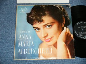 画像1: ANNA MARIA ALBERGHETTI - SONGS BY ( Ex /Ex- ) / 1955 US AMERICA ORIGINAL "BLACK withSILVER Print Label"  MONO Used  LP