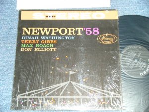 画像1: DINAH WASHINGTON+TERRY GIBBS+MAX ROACH+DON ELLIOTT+URBIE GREEN - NEWPORT '58 ( Ex+++/Ex+++) / 1960 US AMERICA ORIGINAL STEREO Used LP