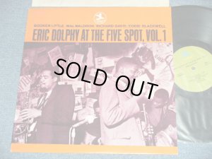 画像1: ERIC DOLPHY - AT THE FIVE SPOT, VOL.1 ( Ex+/+/MINT- ) / Early 1970's  US AMERICA "Lime GREEN  Label" Used LP