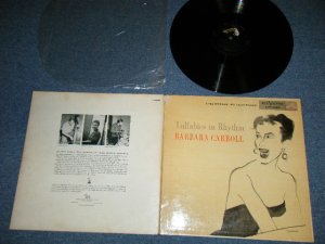 画像1: BARBARA CARROLL TRIO - LULLABIES IN RHYTHM ( Ex++/Ex+++) / 1955 AMERICA US ORIGINAL MONO Used LP