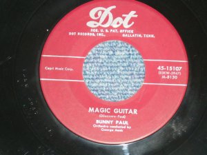 画像1: BUNNY PAUL - MAGIC GUITAR : NEVER LET ME GO ( Ex++/Ex++)  / 1956 US AMERICA ORIGINAL Used 7"45 Single 