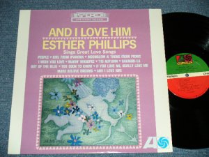 画像1: ESTHER PHILLIPS - AND I LOVE HIM  ( Ex+++/Ex+++ : EDSP ) / 1969 Version  US ORIGINAL 3rd press "GREEN & ORANGE Lbel""1841 BROADWAY" Label Used LP 