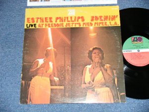 画像1: ESTHER PHILLIPS - BURNIN' : LIVE AT FREDDIE JETT'S PIED PIPER,L.A.  ( Ex+/Ex+++ A-1:Ex+ :Cut out ) / 1970 US ORIGINAL "1841 BROADWAY" Label Used LP 