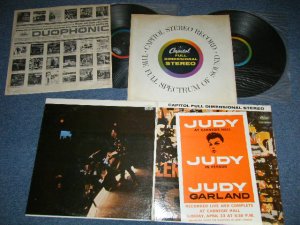 画像1: JUDY GARLAND - JUDY AT CARNEGIE HALL   ( Ex++,Ex/Ex+++ : stearobc) / 1961 US AMERICA ORIGINAL 1st Press "BLACK with RAINBOW Ring 'CAPITOL' Logo on LEFT Label" STEREO Used 2-LP's 