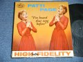 PATTI PAGE   - I'VE HEARD THAT SONG BEFORE ( Ex+++, Ex+/MINT- )  / 1957 US AMERICA ORIGINAL"2nd Press BLACK Label"  MONO Used LP 