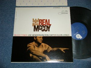 画像1: McCOY TYNER - The REAL McCOY ( MINT-~Ex+++/MINT-) / 1972-74 Version US AMERICA REISSUE "Dark Blue with STYLIZED White "b" Logo on Label" Used LP 