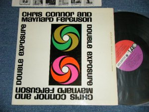 画像1: CHRIS CONNOR and MAYNARD FERGUSON - DOUBLE EXPOSURE  (Ex++/Ex)  / 1961 US AMERICA ORIGINAL "RED & PLUM with WHITE FUN  Label" MONO Used  LP 