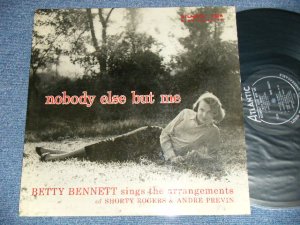 画像1: BETTY BENNETT - NOBODY ELSE BUT ME  (Ex++/Ex+++)  / 1956 US AMERICA ORIGINAL 1st Press "BLACK with SILVER Print Label" MONO Used  LP 