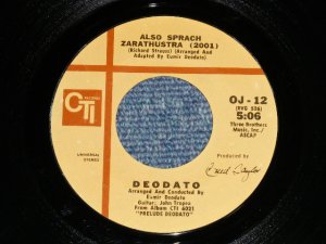 画像1: DEODATO - ALSO SPRACH ZARATHOUSTRA (2001)  : SPIRIT OF SUMMER (MINT-/MINT-)  / 1977 US AMERICA ORIGINAL Used 7"Single