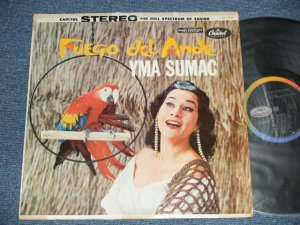 画像1: YMA SUMAC - FUEGO JEL ANDE (Ex++/MINT-)  / 1959 US ORIGINAL 1st Press "BLACK With RAINBOW RING & CAPITOL Logo on LEFT Label" STEREO Used  LP 