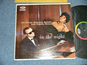 画像1: The GEORGE SHEARING Quintet with DAKOTA STATON -  IN THE NIGHT (Ex++/Ex+++)  / 1962 Version  US AMERICA  2nd Press "BLAKC With RAINBOW CAPITOL Logo on TOP Label"  MONO Used  LP