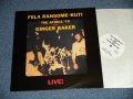 FELA ANIKULAPO KUTI & AFRICA 70 with GINGER BAKER of Cream - LIVE!  (NEW) /   EUROPE REISSUE "BRAND NEW"  LP 