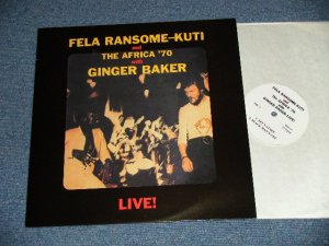 画像1: FELA ANIKULAPO KUTI & AFRICA 70 with GINGER BAKER of Cream - LIVE!  (NEW) /   EUROPE REISSUE "BRAND NEW"  LP 