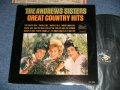  THE ANDREWS SISTERS  - GREAT COUNTRY HITS  (Ex+/Ex+++ EDSP) / 1963  US AMERICA ORIGINAL MONO  Used  LP