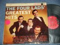 THE FOUR LADS  - GREATEST HITS Ex/Ex++ STEAROFC, EDSP) / 1958 US AMERICA ORIGINAL  1st Press "6 EYE'S Label"  MONO Used LP  