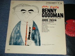 画像1: BENNY GOODMAN  feat. ANDRE PREVIN  - HAPPY SESSION (Ex-/Ex+ A-1:VG, EDSP,) / 1959 US AMERICA Original  "6 EYES  Label"  MONO Used LP  