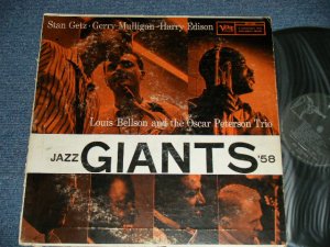 画像1: V.A. (Stan Getz · Gerry Mulligan · Harry Edison, Louis Bellson And The Oscar Peterson Trio ) - JAZZ GIANTS '58 (VG+++/Ex-  EDSP)  / 1958 US AMERICA ORIGINAL  MONO  Used LP  